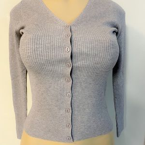 Grey cardigan